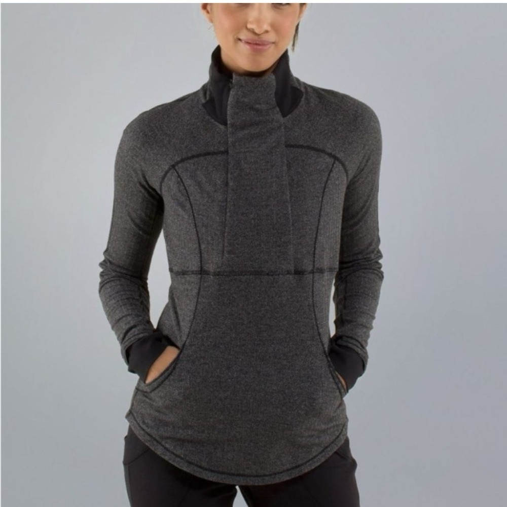 Lululemon Athletica Base Runner 1/2 Zip Running Athletic Pullover Small Medium